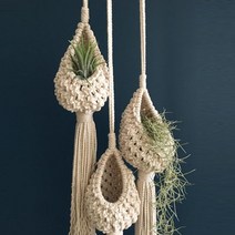 HAND MADE 둥지 화분걸이 행잉 마크라메 플랜테리어 빈티지 인테리어, 본상품선택