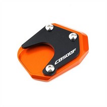오토바이 부품 혼다 용 CBR500R CB 2013-2022 오토바이 CNC 킥 스탠드 풋 사이드 확장 패드 서포트 플레이, 10 CB500F Orange