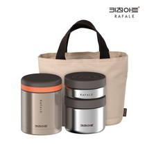 라팔 골드메탈 죽통도시락 1080ml 보온 진공도시락 스텐 유아 보냉 레스 스테인 밥통 스탠리 리스, 그린 본상품선택