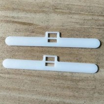 10PCS 슬레이트 행거 창 부품 무게 흰색 하단 수직 블라인드 예비 체인 링크 수리 클립 쉬운 설치 홈