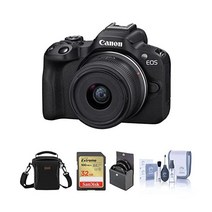캐논 r50 Canon 미러리스 SLR 카메라 EOS R50 블랙 RFS 1845mm f/4.56.3 is STM 렌즈 32GB SD 카드 숄더백 49mm 필터 키트 청소 1228