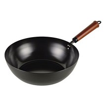 PEARL METAL 철 볶음 팬 30cm 깊은 프라이팬 IH 호환 아이언 스튜디오 HB-2977 IME, 1개, 상품명참조