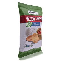 Simply 7 Gluten Free Organic Veggie Chips Original 4 Ounce Bags, 1