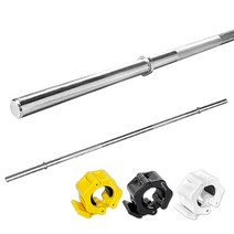 헬스프라자 경량봉 1700mm(8.5kg) 역기봉+락조마구리, 1700MM+경량원판2.5kgX2개, 1개