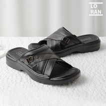 디자이어로즈 [로런] 남성 캐주얼 가죽 슬리퍼 정장슬리퍼 4cm MS2107