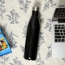750ml 진공 보온병 블랙 보냉병 텀블러 보틀 등산 산행용