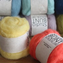 스튜디오분트베이스양모 울로빙 쉬트 58컬러 100g, 35.웹그레이