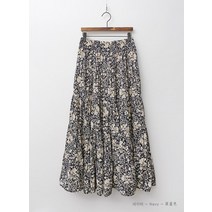 [] 여자 20대 30대 패턴 소풍 나들이 중년여성 미디 롱스커트