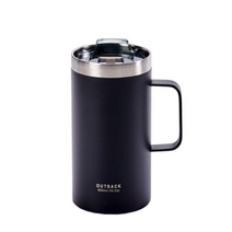 오슬로 아웃백 머그 V2 LONG, 블랙, 4개, 600ml