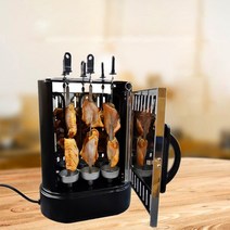 양꼬치 구이 기계 닭 꼬치 구이기 전기 직화기 케밥 그릴 자동 회전 무연 바베큐, 바베큐 기계