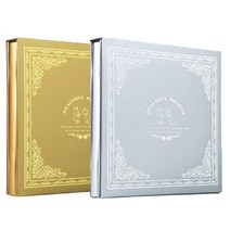[RA㏓] 베스트원 양장 금은볼트 앨범 30매 포토 접착 정리 사진첩 수납 접착식 보관 사진집 ▷_§Ea, §§_골드