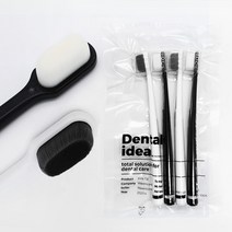 극세사 임산부 만모칫솔 월간 다모 만개 치과 미세모 칫솔 블랙 화이트 2개입 4개입, 2개입(직선)