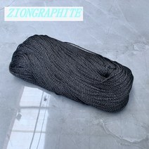 흑연 로프 탄소 섬유 직경 3 4 5 6mm 전도성 고온 저항 안정적인 전기 전도도, 03 4mmx1m