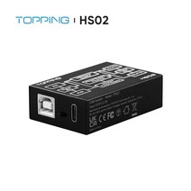 TOPPING HS02 USB 2.0 High Performance AUDIO ISOLATOR Type C input 1500KVRMS PCM32bit/768kHz DSD512