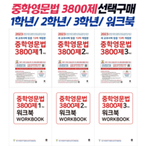 중학영문법 3800제 (워크북 옵션) 1학년 / 2학년 / 3학년 (2023년) ~새 교과서에 맞춘 12차 개정판 중학영어 영문법