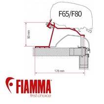 피아마 킷 허비 이지 아드리아 아도라 브라켓(F65 F80 어닝 전용) 캠핑카 카라반 모터홈 RV 차박용 어닝 어답터, 1개