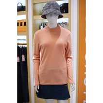 루이까스텔 골프의류 2022 F/W 가을 겨울 상품 여성 로고 터틀넥 편한 긴팔 티셔츠