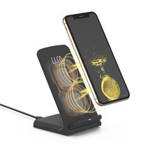 (리큐엠 (LISA 스탠드형 C타입 고속 무선충전기 (LS200 블랙 블랙/무선충전기/타입/스탠드형/고속/리큐엠