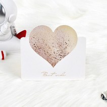 청첩장 바른손카드 LBSISI 생활 20pcs 심장 모양의 인사말 카드 발렌타인 데이 선물 결혼식 초대장 낭만적, 24 Style 21
