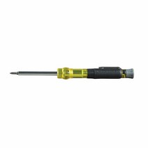 클라인툴스 32613 다부품 스크류 드라이버 정밀 HVAC 3-in-1 포켓 필립스 슬롯 슈레이더 비트, One Color