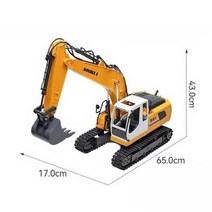 볼보 포크레인RC RC굴삭기 장난감, E561-002 굴삭기 + 듀얼 배터리