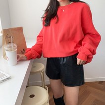 [바보사랑] 겟잇미 수엔 가죽 레더 숏 반바지 [겟잇미]