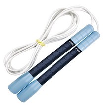 제이에프로프 토네이도 그립 스피드 줄넘기 19.7cm 줄 길이 3m, 스카이블루