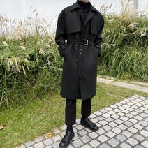 MK 오버핏 울 트렌치 벨트 가운 로브 롱 코트_(2color) 겨울용 누빔안감 고퀄리티 국내제작