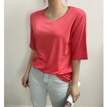 슈잼마켓 / 10color 찰랑 루즈 라운드넥 반팙 티셔츠