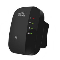 와이파이 증폭기 무선 와이파이 리피터 와이파이 익스텐더 300Mbps 라우터 와이파이 신호 증폭기 와이파이 부스터 장거리 와이파이 리피터 액세스 포인트, 01 EU Plug, 01 Black
