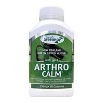 호주 네이쳐스 그린웨이 초록입 홍합 추출물 아스로캄 750mg 360캡슐 (12개월분) 4개, 단품, 단품