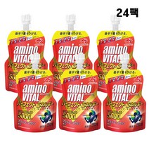 아지노모도 아미노바이탈 퍼펙트 에너지젤 5000mg 아미노산, 130g, 24팩