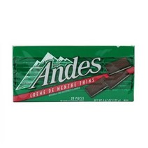 앤디스 크림 데 민트 띤 초콜릿, 135g, 2개