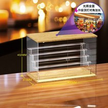 마징가케이스 마징가 아크릴 피규어 전시장 인형 보관함 중첩 된 아크릴 팝마트 블라인드 스탠드 투명 방진, 돔 라이트 60cm 72명 수용 가능