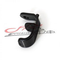 브롬톤 brompton 호환 Litepro E 유형 접는 버클 앞바퀴 앞 포크 후크 적합한 작은 천, 검은색