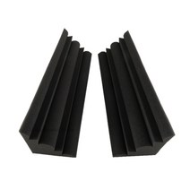 베이스트랩 12x12x48 cm 방음 폼 난연성 베이스 트랩 사운드 흡수 스튜디오 코너 고밀도 4 개, 01 4pcs