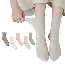 VOW 조이지않는 여성양말 5종세트