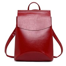 여성백팩 청소년 가죽 패션 백팩 십대 소녀용 학교 숄더백 배낭 mochila