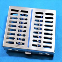German Stainless Surgical Dental Instruments Autoclave Sterilization Cassette 7.25” X 5” X 0.75” Tra, 1