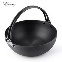 국산 투핸들 손잡이 경질 샤브샤브 냄비, 5L 28cm