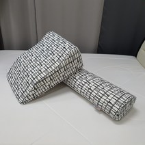 고니자니 바디케어세트 (다리베개 + 바디필로우), 블랙체크