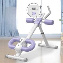 복근 단련 홈피트니스 장비 가정용 여성 운동기구, 2세대 표준형-퍼플디스플레이 포함