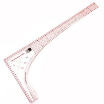 행복한다이세상 프리미엄 직각자 60cm x 25cm 곡자 퀼트자 양재용자, 1개