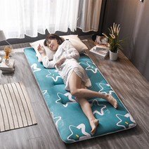 접이식 침대 토퍼 라텍스 바닥 3단 매트리스 얇은 침대 매트리스 미끄럼 방지 침구 보호 패드 학생 기숙사
