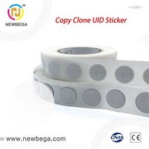 UID 블록 0 변경 가능한 다시 쓰기 원형 스티커 Dia25/30mm 13.56MHZ ISO 14443A NFC 복사 복제 라벨 10/50, 한개옵션1, 04 On Metal type 10PCS