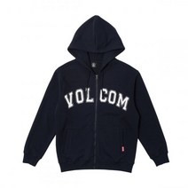 VOLCOM 유니버시티 컴포트핏 후드 집업 네이비