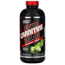 뉴트렉스리서치 L카르티닌 L-카르니틴 그린애플 480ml, 1