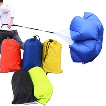 1P 달리기 낙하산 달리기 러닝 런닝 낙하산 육상 트레이닝 훈련 용품, 기본, 레드