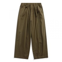 와이드 팬츠 캐주얼 바지 레트로 보세 카고 아메카지 통 봄 가을 일자 단색 새내기 룩 루즈핏 밴딩 포켓