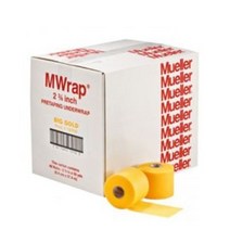 뮬러 스포츠 스펀지 언더랩 1박스(48롤) M-WRAP 옐로우
